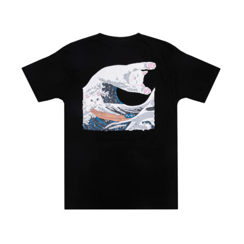 Rip N Dip The Great Wave Of Nerm T-Shirt Black 2