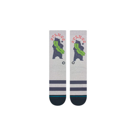 Stance Cali Crew Sock Grey Front
