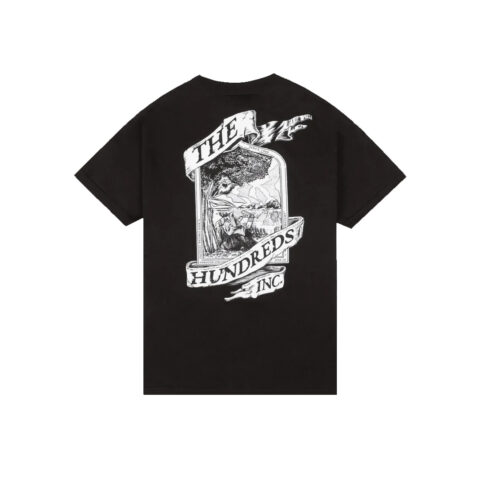 The Hundreds Forever Voyaging Short Sleeve T-Shirt Black Back