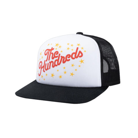 The Hundreds Lights Slant Trucker Snapback Hat Black