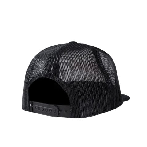 The Hundreds Lights Slant Trucker Snapback Hat Black The Hundreds Lights Slant Trucker Snapback Hat Black Back