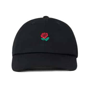 The Hundreds Rose Dad Hat Black