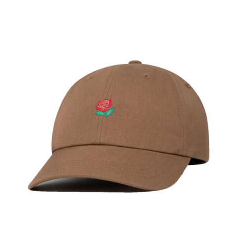 The Hundreds Rose Dad Hat Dark Khaki