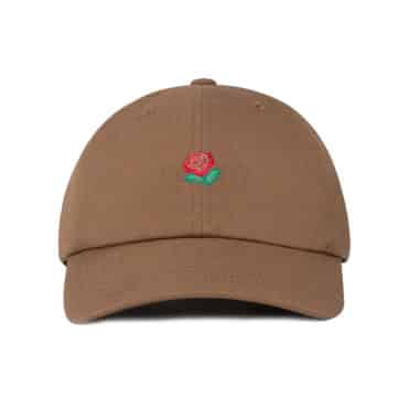The Hundreds Rose Dad Hat Dark Khaki