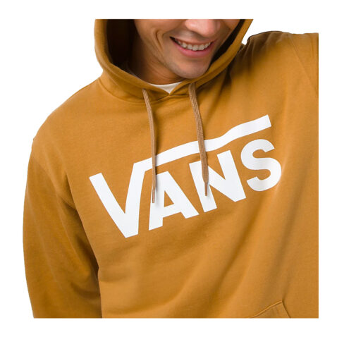 Vans Classic Pullover Hoodie Bone Brown Logo