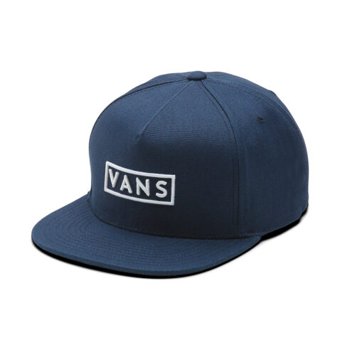 Vans Easy Box Snapback Hat Dress Blues White