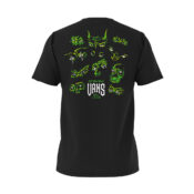 Vans Eyes In The Dark Short Sleeve T-Shirt Black Back