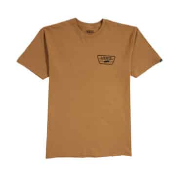Vans Full Patch Back Short Sleeve T-Shirt Bone Brown Black