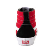Vans SK8-Hi Bolt Black Red Back