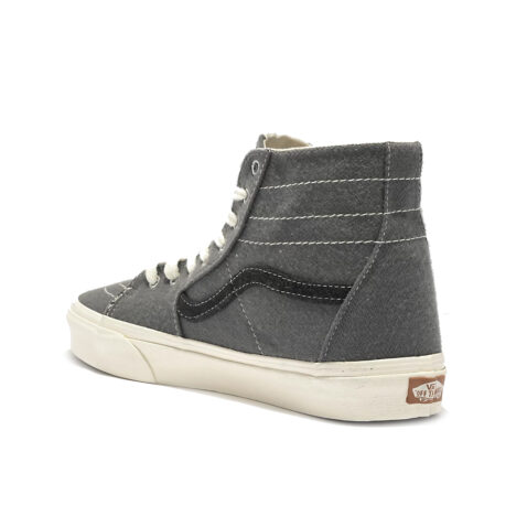 Vans Sk8-Hi Tapered Eco Theory Wool Grey back Left