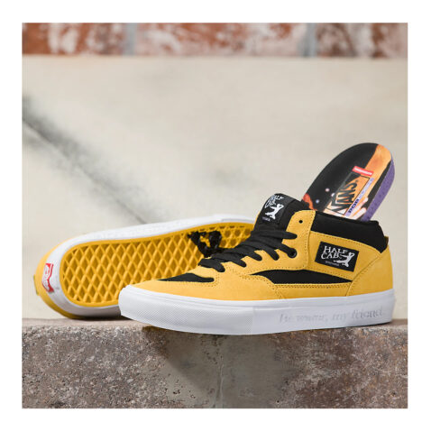 Vans x Bruce Lee Skate Half Cab Black Yellow 1