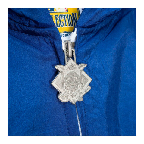 Mitchell & Ness Los Angeles Dodgers Undeniable Full Zip Windbreaker Jacket Royal Blue Zip