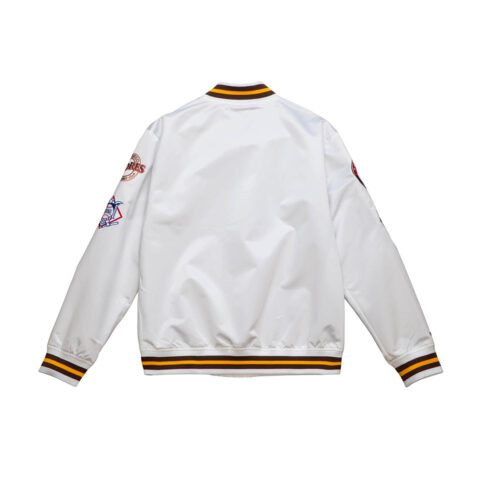 Mitchell & Ness San Diego Padres City Collection Lightweight Satin Jacket White Back