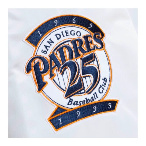 Mitchell & Ness San Diego Padres City Collection Jacket White Logo