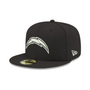 New Era 59Fifty Los Angeles Chargers Basic Fitted Hat Black White