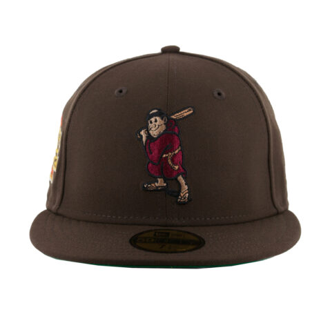 New Era 59Fifty San Diego Padres Batting Friar Brown Fitted Hat Front