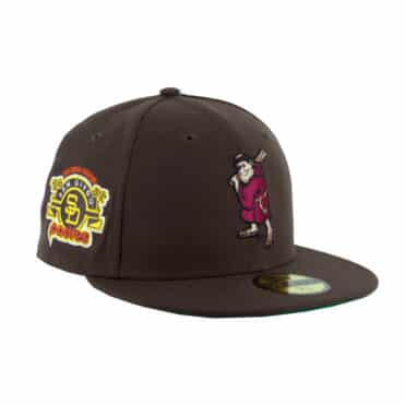 New Era 59Fifty San Diego Padres Batting Friar Brown Fitted Hat