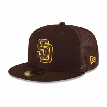 New Era 59Fifty San Diego Padres Spring Training 2023 Fitted Hat Burnt Wood Brown