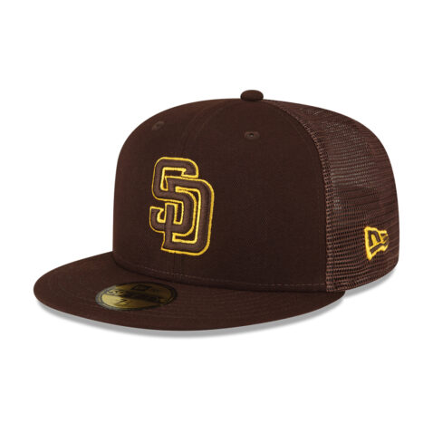 New Era 59Fifty San Diego Padres Spring Training 2023 Fitted Hat Burnt Wood Brown 1