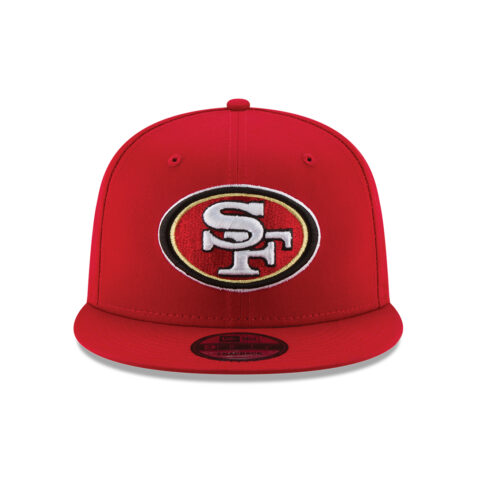 New Era 59Fifty San Francisco 49ers Basic Game Fitted Hat Scarlet Red 3