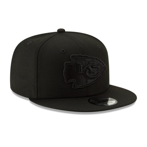 New Era 9Fifty Kansas City Chiefs Basic Snapback Hat Black Black 1