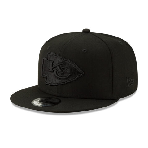 New Era 9Fifty Kansas City Chiefs Basic Snapback Hat Black Black 2
