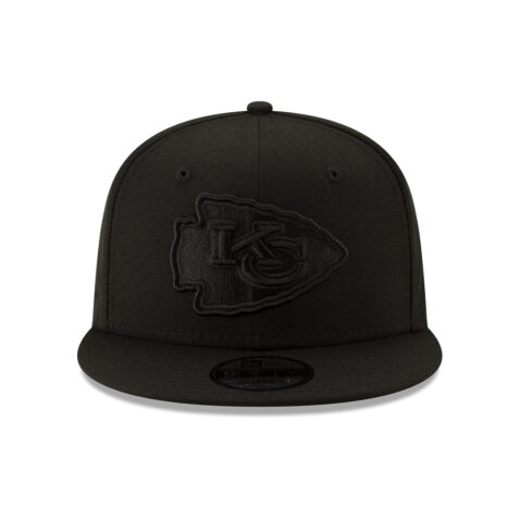 New Era 9Fifty Kansas City Chiefs Basic Snapback Hat Black Black 3