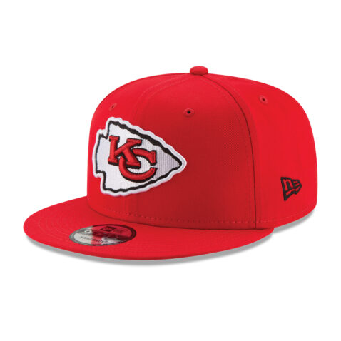 New Era 9Fifty Kansas City Chiefs Basic Snapback Hat Scarlet Red 1