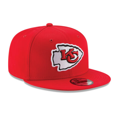 New Era 9Fifty Kansas City Chiefs Basic Snapback Hat Scarlet Red 2