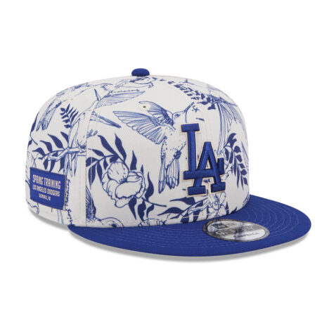 New Era 9Fifty Los Angeles Dodgers Springbird Spring Training Snapback Hat 2023 Official Team Colors 2