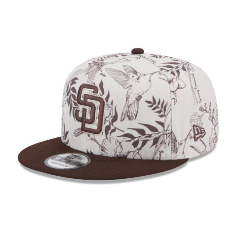 New Era 9Fifty San Diego Padres Springbird Spring Training Snapback Hat 2023 Official Team Colors 1