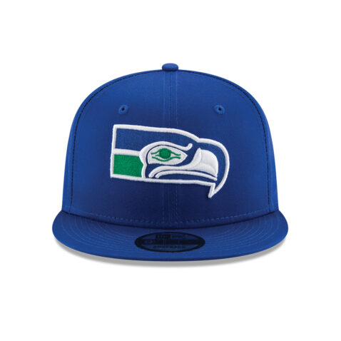 New Era 9Fifty Seattle Seahawks Basic Snapback Hat Majestic Blue 3