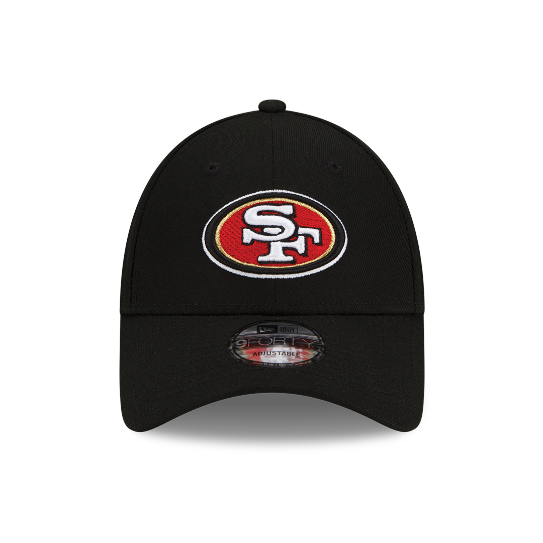 New Era Black San Francisco 49ers Team The League 9FORTY Adjustable Hat