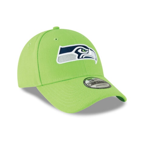 New Era 9Forty Seattle Seahawks The League Strapback Hat Action Green 2