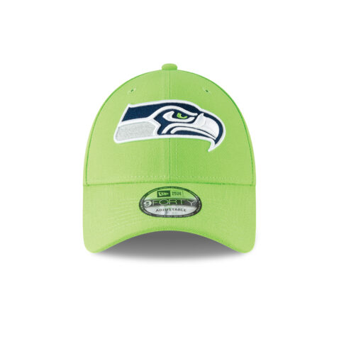 New Era 9Forty Seattle Seahawks The League Strapback Hat Action Green 3