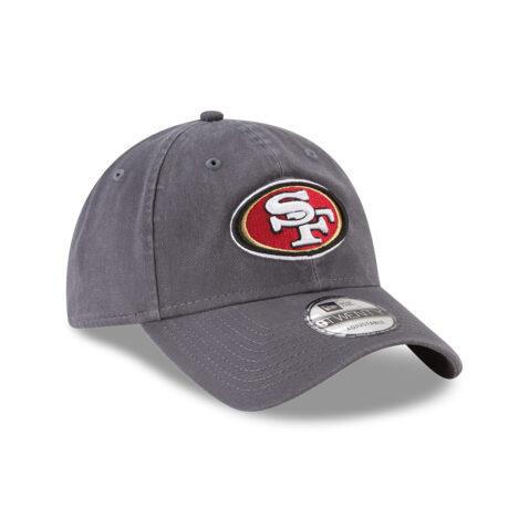 New Era 9Twenty San Francisco 49ers Strapback Hat Graphite Official Team Colors 2