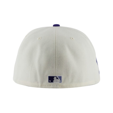 New Era x Billion Creation 59Fifty San Diego Padres Ube Pandesal Fitted Hat Chrome White Deep Purple 4