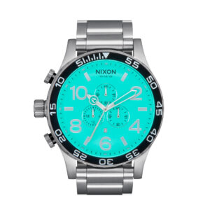 Nixon 51-30 Chrono Watch Silver Turquoise