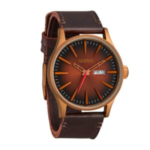 Nixon Sentry Leather Bronze / Black main image 1