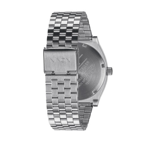 Nixon Time Teller Watch Silver Turquoise Back