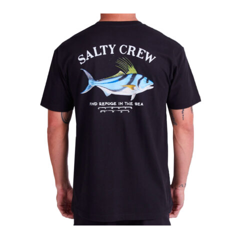 Salty Crew Rooster Premium Short Sleeve T-Shirt Black Back