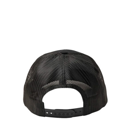 Brixton Crest C MP Mesh Snapback Hat Black Black back