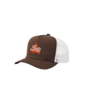 Brixton Earlston x C MP Mesh Snapback Hat Dark Earth Off White