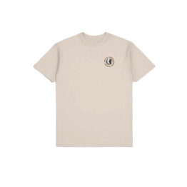 Brixton Rival Stamp Short Sleeve T-Shirt Cream Bison Garment Dye