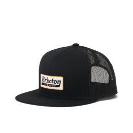 Brixton Steadfast HP Mesh Snapback Hat Black