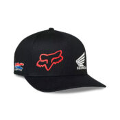 Fox x Honda Flexfit Hat Black