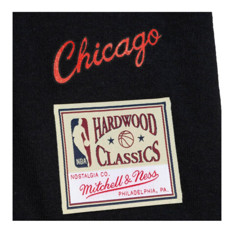 Mitchell & Ness Chicago Bulls Asian Heritage Short Sleeve T-Shirt Black Close Up