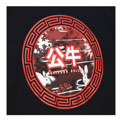 Mitchell & Ness Chicago Bulls Asian Heritage Short Sleeve T-Shirt Black Mitchell & Ness Chicago Bulls Asian Heritage Short Sleeve T-Shirt Black Logo