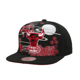 Mitchell & Ness Chicago Bulls Asian Heritage Snapback Hat Black
