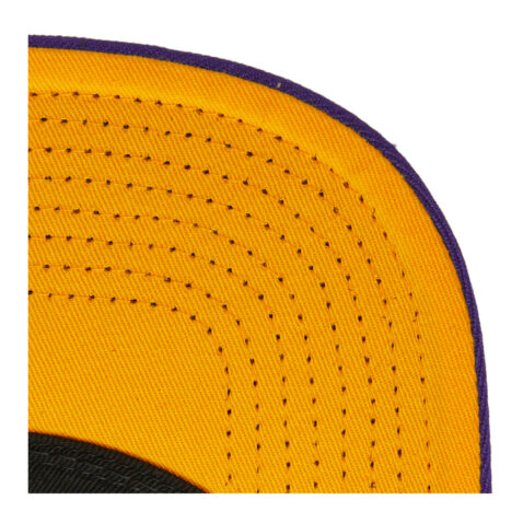 Mitchell & Ness Los Angeles Lakers Asian Heritage Snapback Hat Purple Undervisor